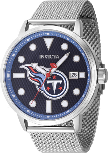 Invicta Men's 47998 NFL Tennessee Titans Quartz Multifunction Blue Dial Watch - 44mm