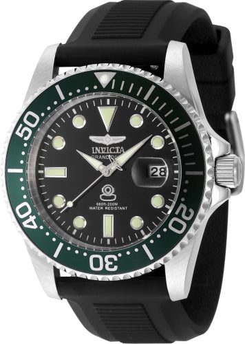 Invicta Men's 48214 Pro Diver Quartz 3 Hand Black Dial Watch – Vach Cittoni men's fragrance, grooming, or leather accessory