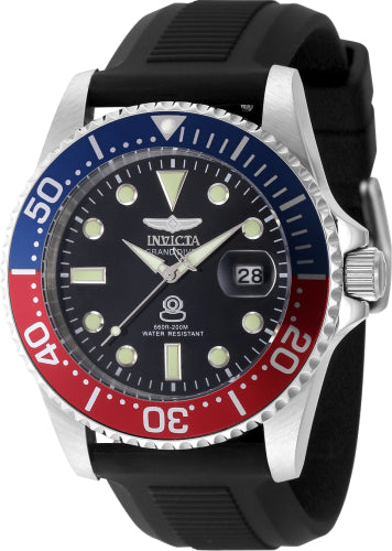 Invicta Men's 48215 Pro Diver Quartz 3 Hand Black Dial Watch – Vach Cittoni men's fragrance, grooming, or leather accessory