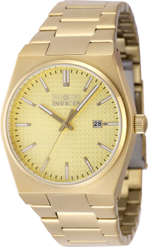 Invicta Men's 48398 Speedway Quartz 3 Hand Gold Dial Watch – Vach Cittoni men's fragrance, grooming, or leather accessory