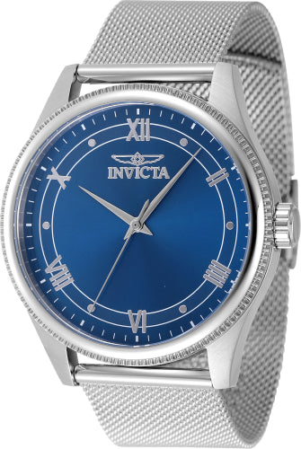 Invicta Men's 48478 Celestial Quartz 3 Hand Blue Dial Watch – Vach Cittoni men's fragrance, grooming, or leather accessory
