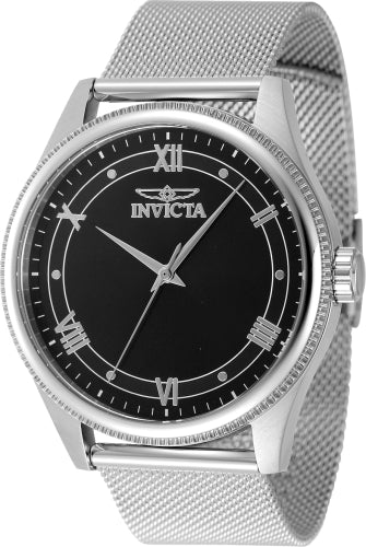 Invicta Men's 48479 Celestial Quartz 3 Hand Black Dial Watch – Vach Cittoni men's fragrance, grooming, or leather accessory