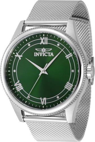 Invicta Men's 48482 Celestial Quartz 3 Hand Green Dial Watch – Vach Cittoni men's fragrance, grooming, or leather accessory