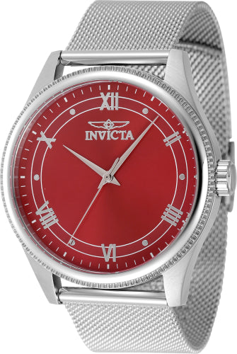 Invicta Men's 48484 Celestial Quartz 3 Hand Red Dial Watch – Vach Cittoni men's fragrance, grooming, or leather accessory
