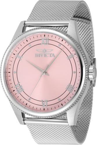 Invicta Men's 48485 Celestial Quartz 3 Hand Pink Dial Watch – Vach Cittoni men's fragrance, grooming, or leather accessory