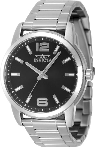 Invicta Men's 48491 Celestial Quartz 3 Hand Black Dial Watch – Vach Cittoni men's fragrance, grooming, or leather accessory