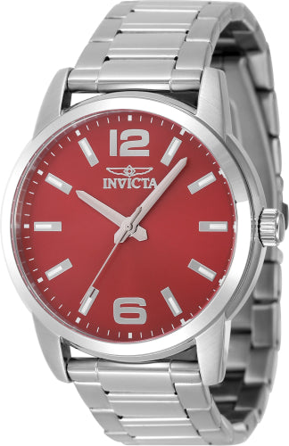 Invicta Men's 48496 Celestial Quartz 3 Hand Red Dial Watch – Vach Cittoni men's fragrance, grooming, or leather accessory