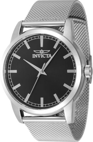Invicta Men's 48504 Celestial Quartz 3 Hand Black Dial Watch – Vach Cittoni men's fragrance, grooming, or leather accessory