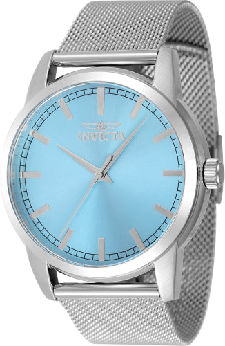 Invicta Men's 48508 Celestial Quartz 3 Hand Light Blue Dial Watch – Vach Cittoni men's fragrance, grooming, or leather accessory