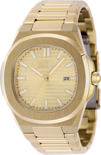 Invicta Men's 48520 Speedway Quartz 3 Hand Gold Dial Watch – Vach Cittoni men's fragrance, grooming, or leather accessory