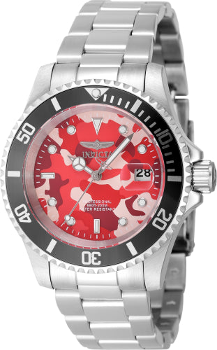 Invicta Men's 48568 Pro Diver Quartz 3 Hand Camouflage, Pink – Vach Cittoni men's fragrance, grooming, or leather accessory