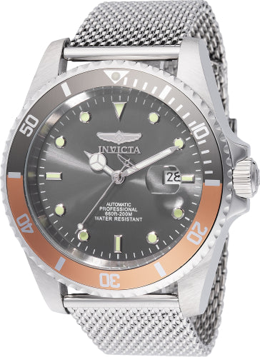 Invicta Men's 48631 Pro Diver Automatic 3 Hand Grey Dial Watch – Vach Cittoni men's fragrance, grooming, or leather accessory