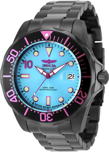 Invicta Men's 48706 Pro Diver  Automatic 3 Hand Blue, AQUA Dial Watch – Vach Cittoni men's fragrance, grooming, or leather accessory