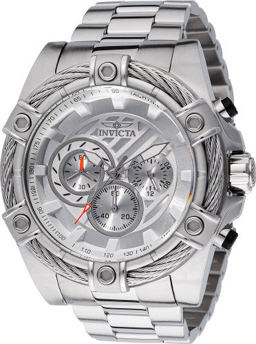 Invicta Men's 48864 Bolt Quartz Chronograph Silver Dial Watch – Vach Cittoni men's fragrance, grooming, or leather accessory