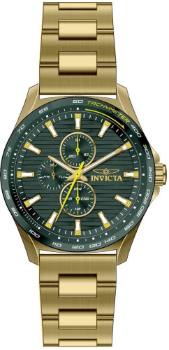 Invicta Men's 48870 Invicta Racing Quartz Chronograph Green Dial Watch – Vach Cittoni men's fragrance, grooming, or leather accessory