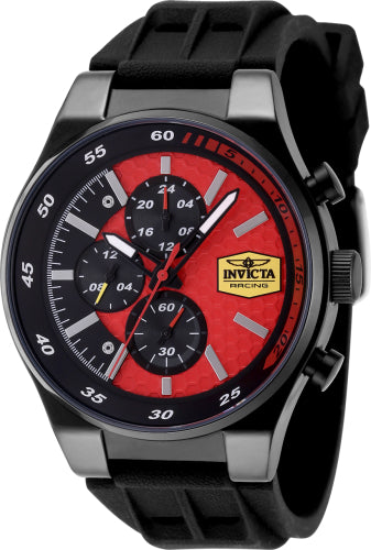 Invicta Men's 48877 Invicta Racing Quartz Chronograph Red Dial Watch – Vach Cittoni men's fragrance, grooming, or leather accessory