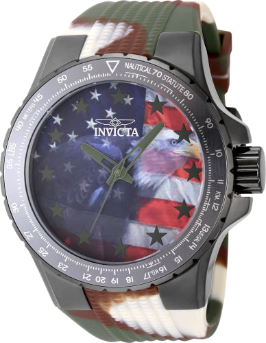 Invicta Men's 48956 Aviator  Quartz 3 Hand Red, White, Blue Dial Watch – Vach Cittoni men's fragrance, grooming, or leather accessory