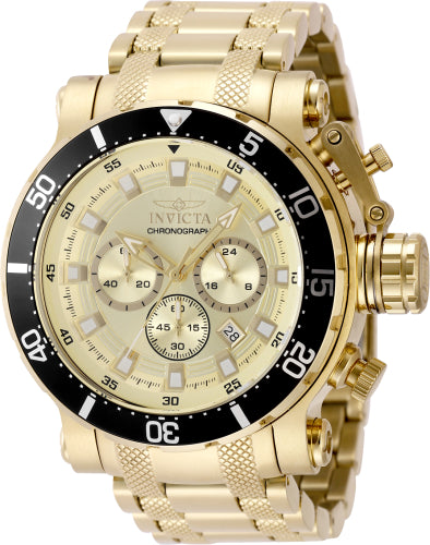 Invicta Men's 49093 Coalition Forces  Quartz Chronograph Gold Dial Watch – Vach Cittoni men's fragrance, grooming, or leather accessory