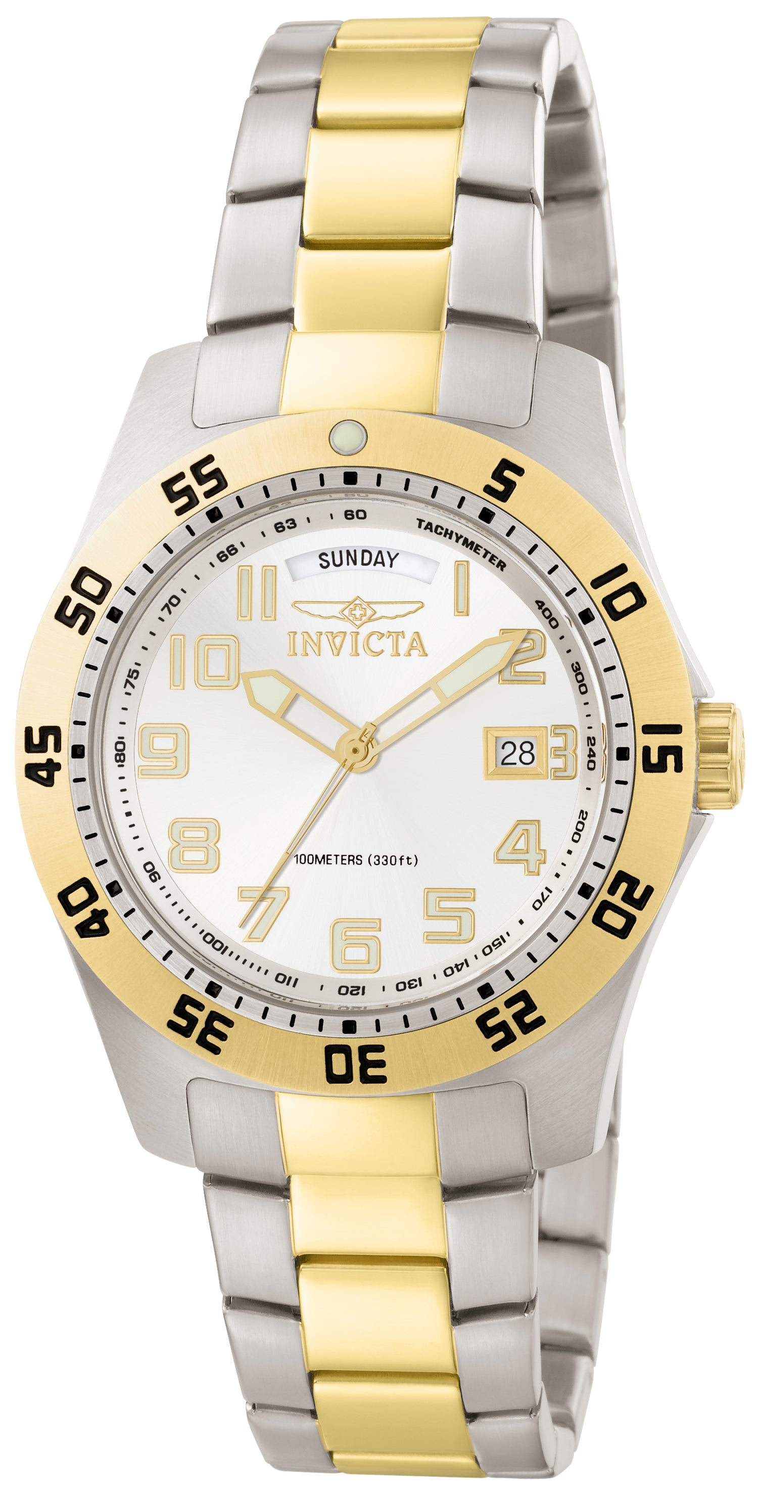 Invicta Men's 6693 Specialty  Quartz 3 Hand White Dial Watch - 44mm