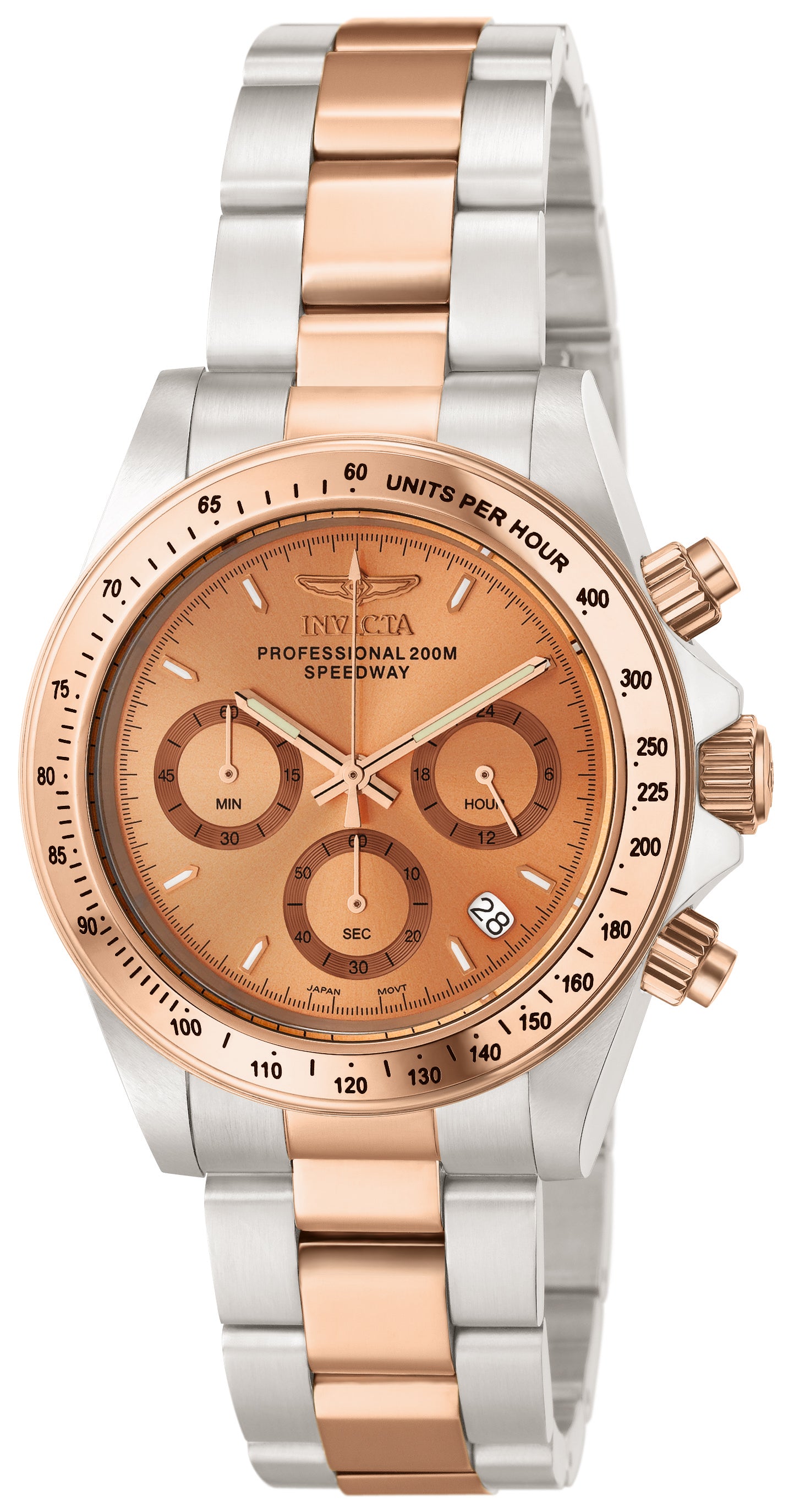 Invicta Men's 6933 Speedway Quartz Chronograph Copper Dial Watch - 40mm