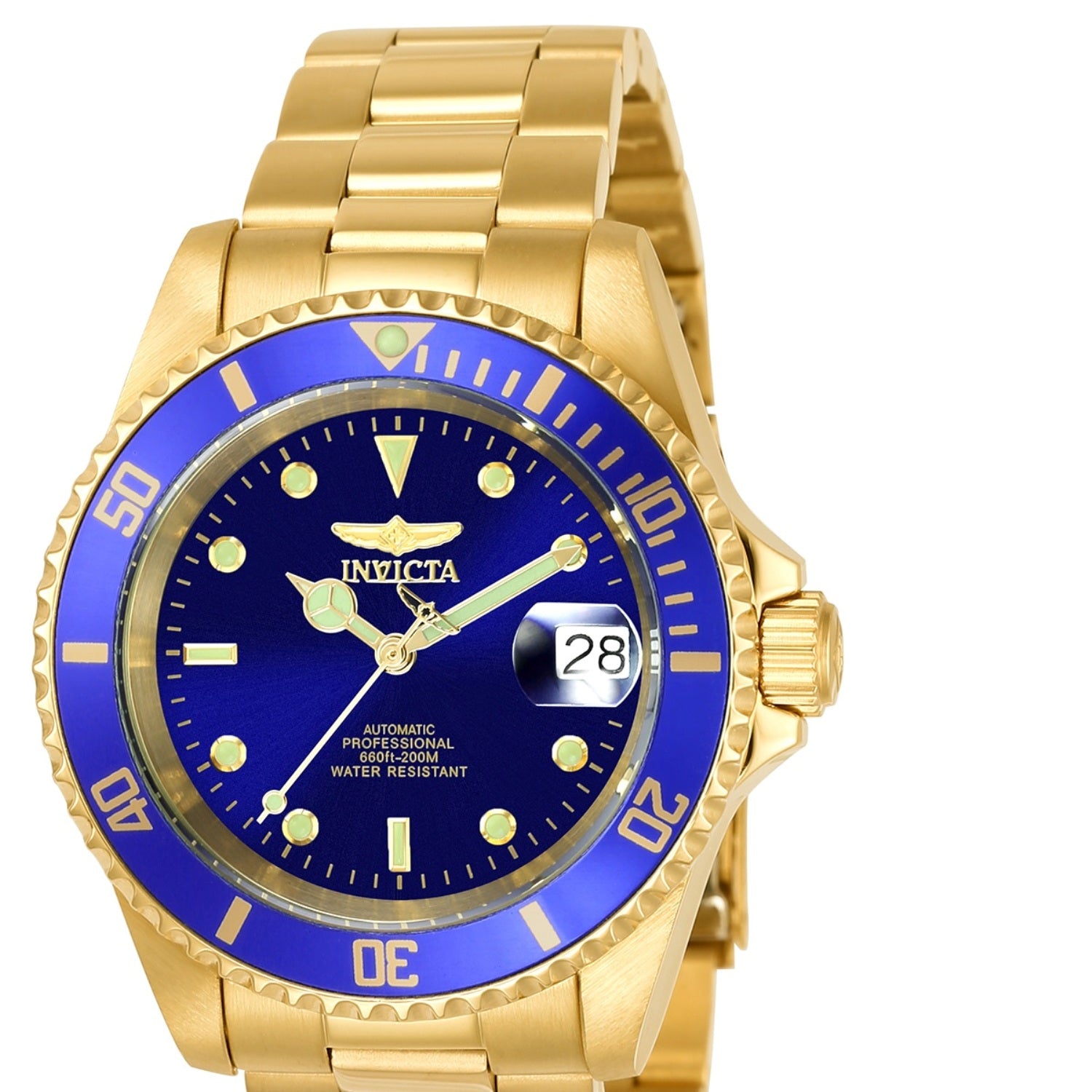 Invicta Men's 8930OB Pro Diver Automatic 3 Hand Blue Dial Watch - 40mm