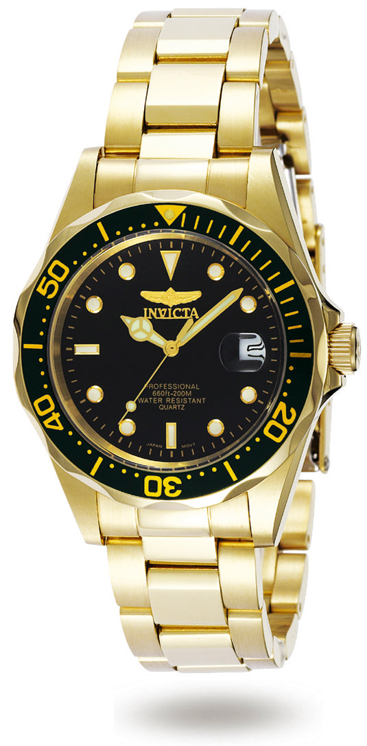 Invicta Men's 8936 Pro Diver Quartz 3 Hand Black Dial Watch – Vach Cittoni men's fragrance, grooming, or leather accessory