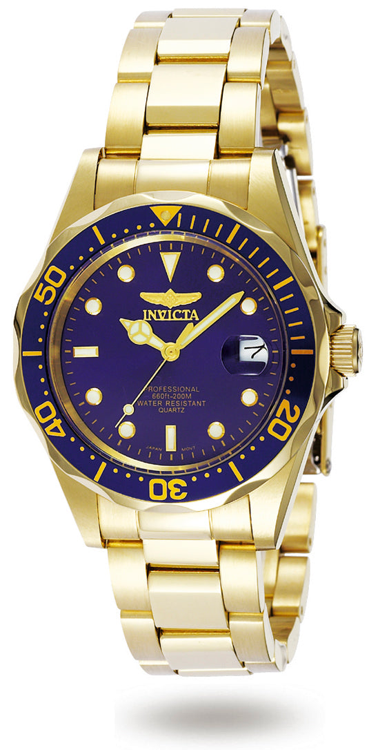 Invicta Men's 8937 Pro Diver Quartz 3 Hand Blue Dial Watch – Vach Cittoni men's fragrance, grooming, or leather accessory
