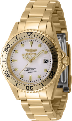 Invicta Men's 8938OB Pro Diver Quartz 3 Hand White Dial Watch - 38mm