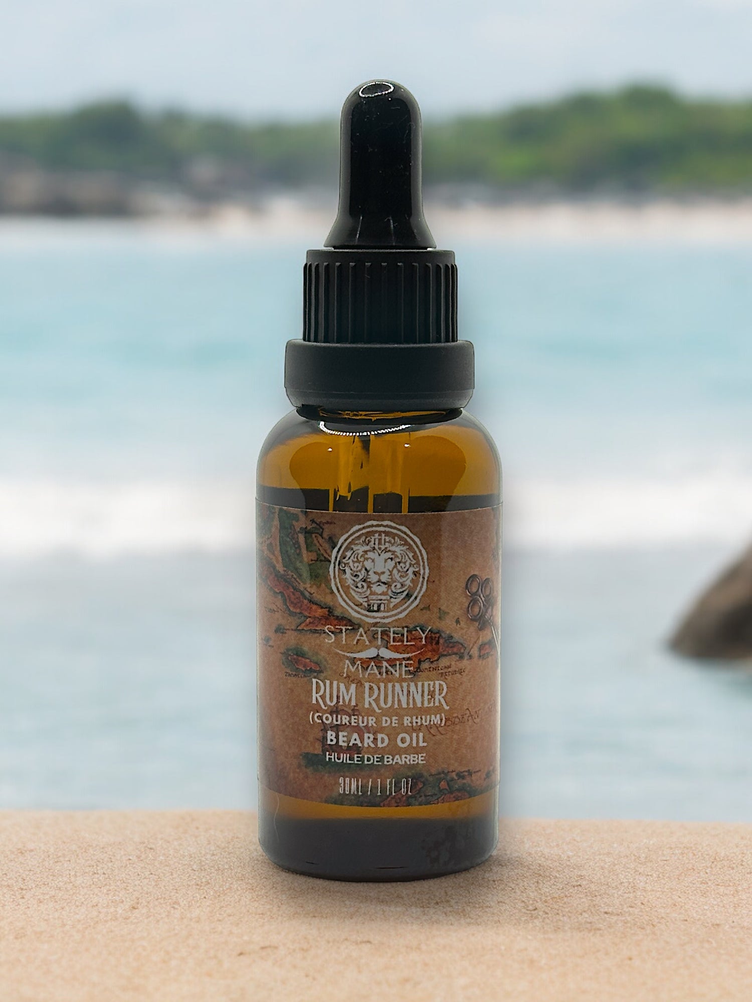 Stately Mane’s Rum Runner Beard Oil 30ML - ShearsShoppe.com