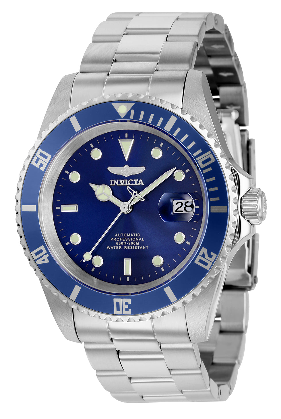 Invicta Men's 9094OBXL Pro Diver  Automatic 3 Hand Blue Dial Watch - 43mm