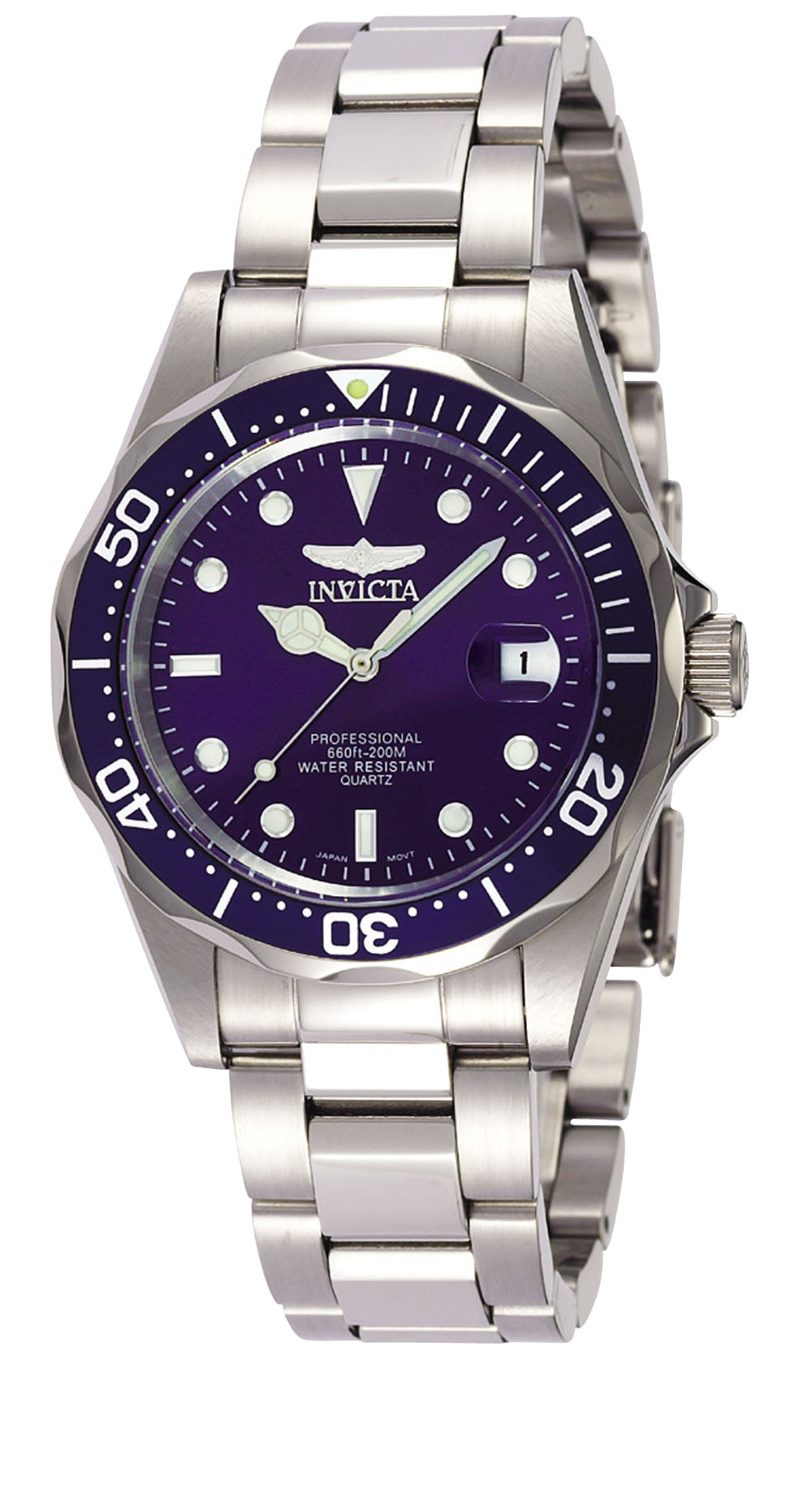 Invicta Men's 9204 Pro Diver Quartz 3 Hand Blue Dial Watch – Vach Cittoni men's fragrance, grooming, or leather accessory