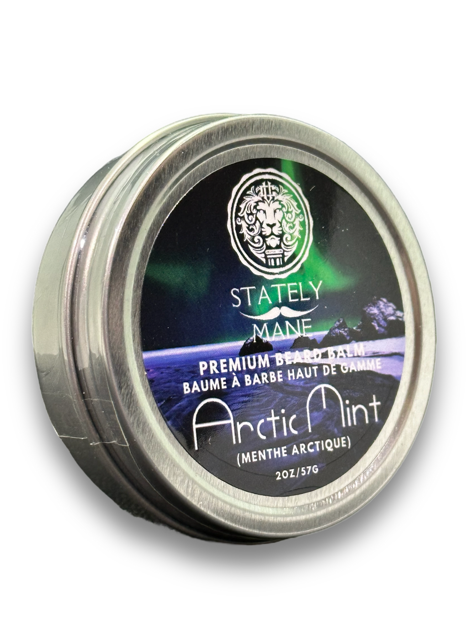 Stately Mane Arctic Mint Men's Beard Balm 2 Oz.