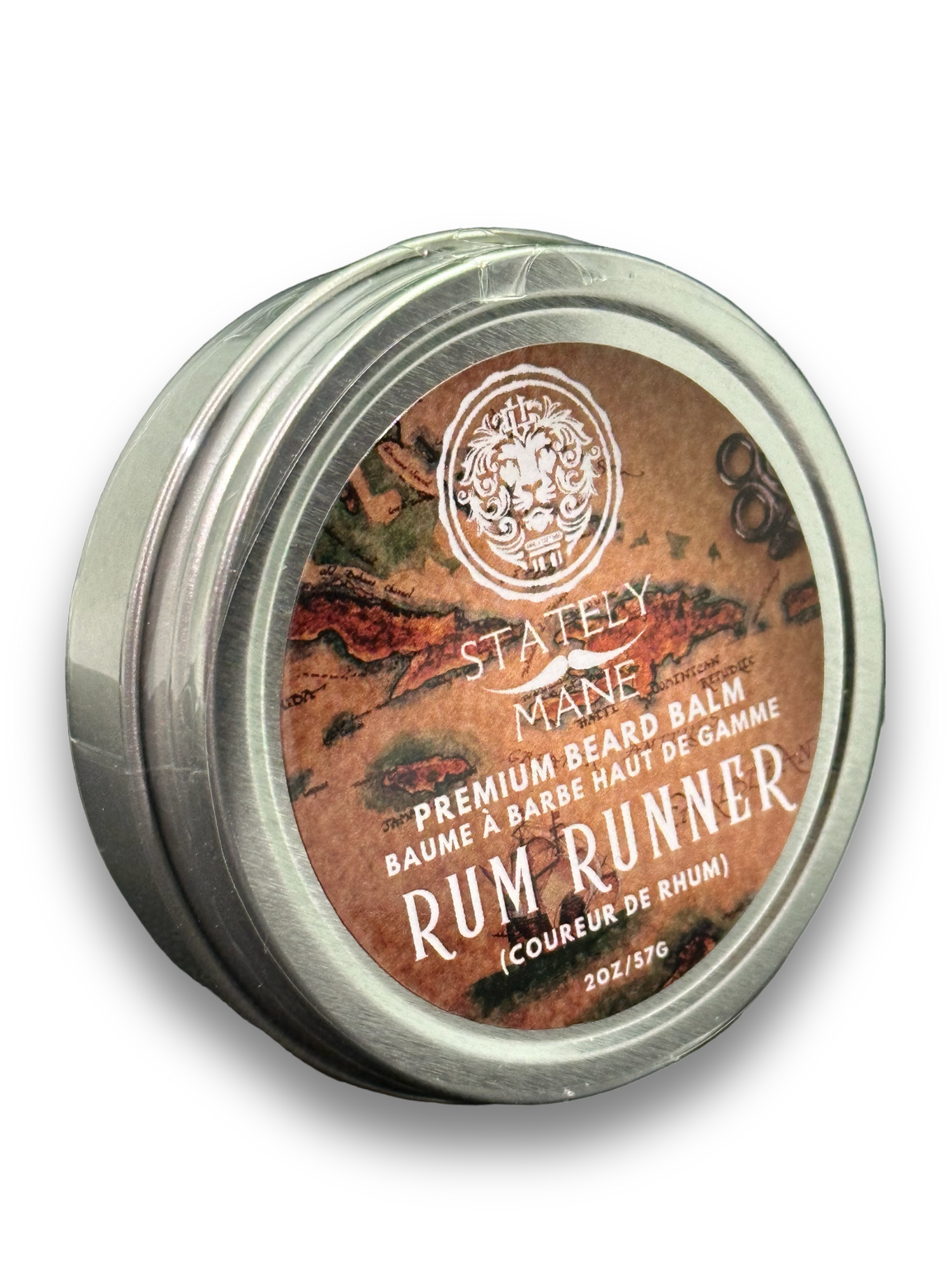 Stately Mane Rum Runner Men's Beard Balm 2 Oz.