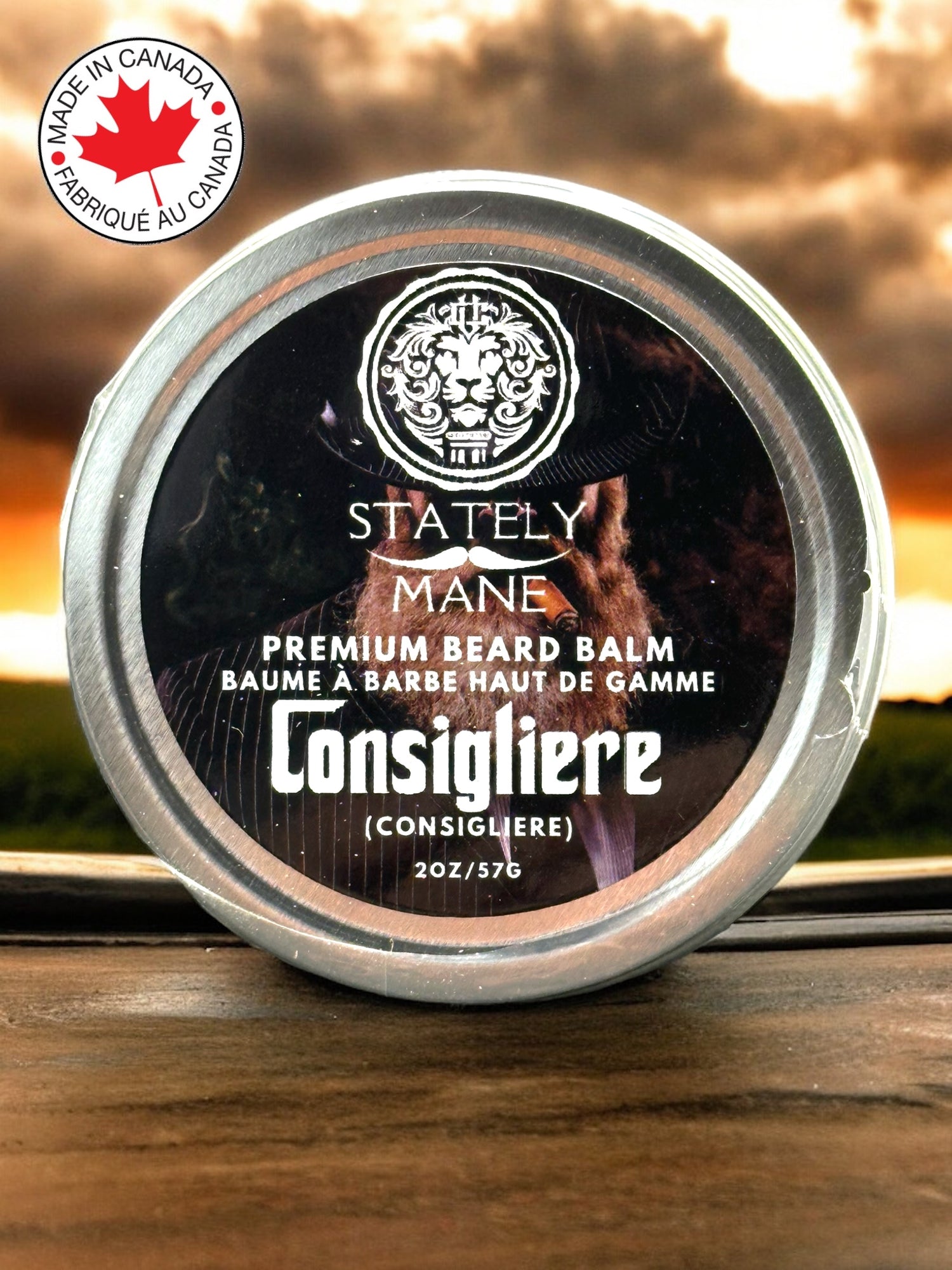 Stately Mane Consigliere Beard Balm 2 Oz. - ShearsShoppe.com