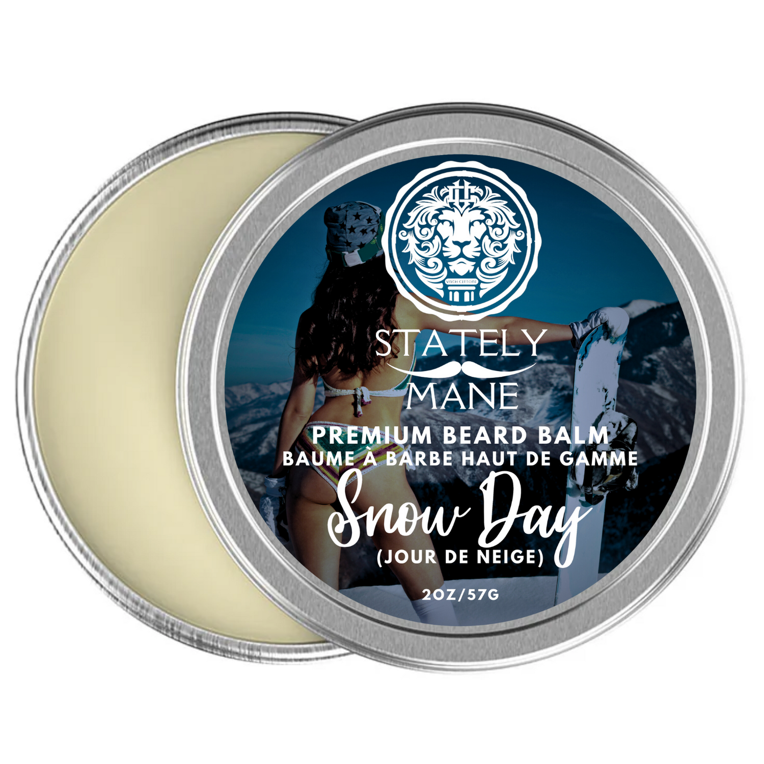 Stately Mane Snow Day Beard Balm 2 Oz. - ShearsShoppe.com