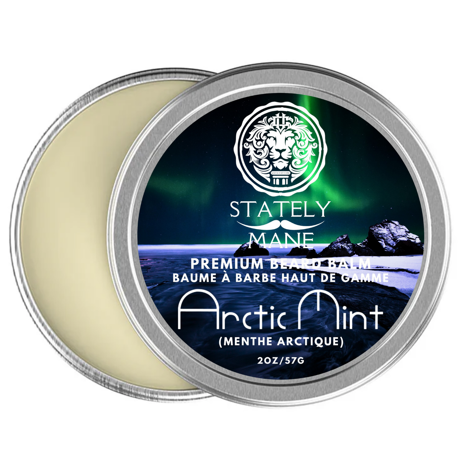 Stately Mane Arctic Mint Beard Balm 2 Oz. - ShearsShoppe.com