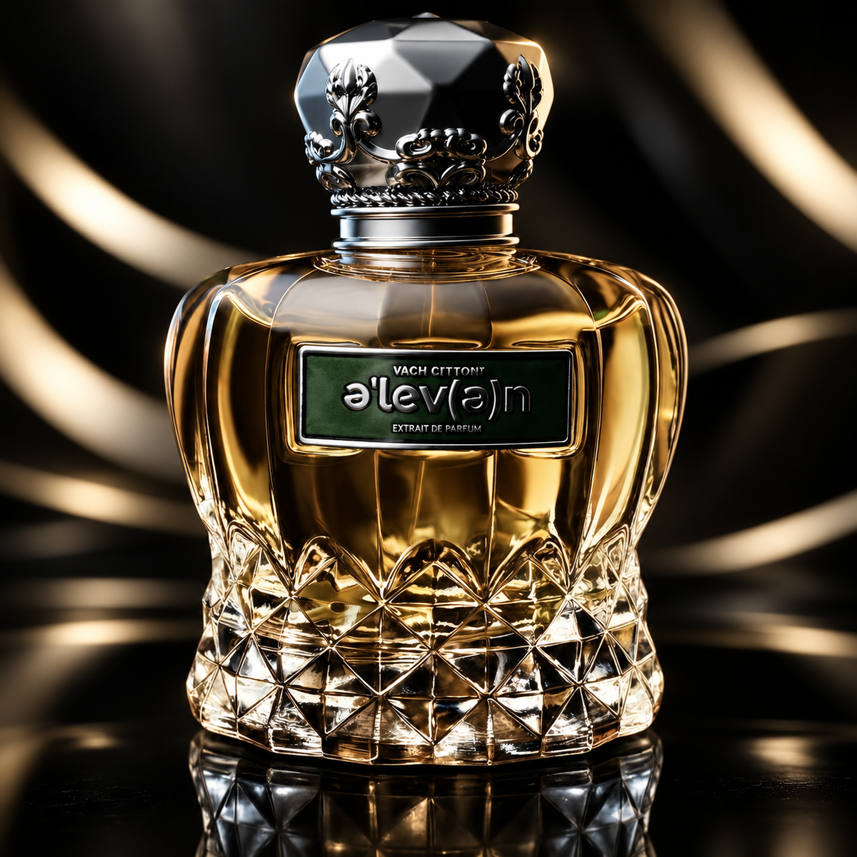 Flacon Vach Cittoni Eleven Extrait de Parfum pour homme 100 ml, vue de face