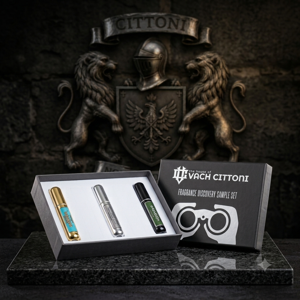 Vach Cittoni Discovery Set with CEO, Eleven and Wizdem Extrait de Parfum samples