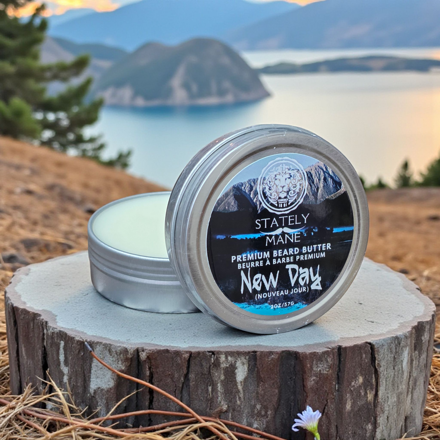 Stately Mane New Day Beard Butter 2oz/57g – Vach Cittoni men's fragrance, grooming, or leather accessory