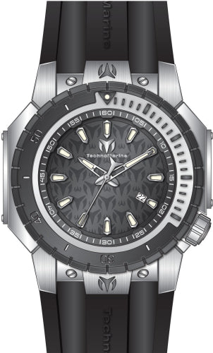 Technomarine Men's TM-224006 Manta Quartz 3 Hand Gunmetal Dial Watch – Vach Cittoni men's fragrance, grooming, or leather accessory