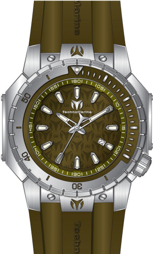 Technomarine Men's TM-224008 Manta Quartz 3 Hand Green Dial Watch – Vach Cittoni men's fragrance, grooming, or leather accessory
