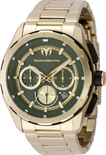 Technomarine Men's TM-318095 OCEAN Quartz Olive Green Dial Watch – Vach Cittoni men's fragrance, grooming, or leather accessory