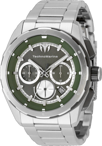 Technomarine Men's TM-318104 OCEAN Quartz Olive Green Dial Watch – Vach Cittoni men's fragrance, grooming, or leather accessory