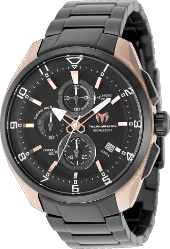 Technomarine Men's TM-318122 OCEAN Quartz Black Dial Watch – Vach Cittoni men's fragrance, grooming, or leather accessory