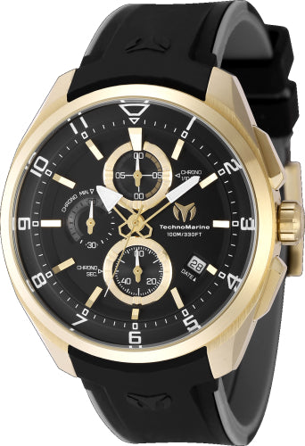 Technomarine Men's TM-318124 OCEAN Quartz Black Dial Watch – Vach Cittoni men's fragrance, grooming, or leather accessory