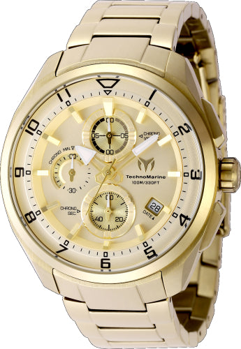 Technomarine Men's TM-318130 OCEAN Quartz Gold Dial Watch – Vach Cittoni men's fragrance, grooming, or leather accessory