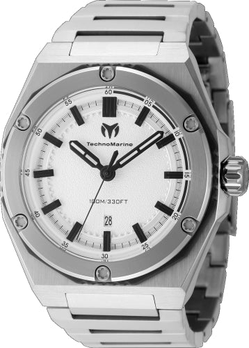 Technomarine Men's TM-416060 CORAL Quartz Silver Dial Watch – Vach Cittoni men's fragrance, grooming, or leather accessory