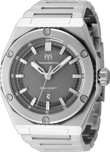 Technomarine Men's TM-416074 CORAL Quartz Grey Dial Watch – Vach Cittoni men's fragrance, grooming, or leather accessory